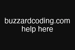 buzzardcoding.com help here