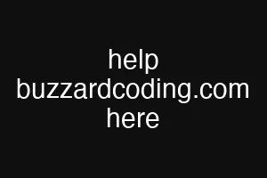 help buzzardcoding.com here