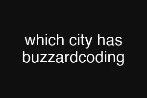 which city has buzzardcoding